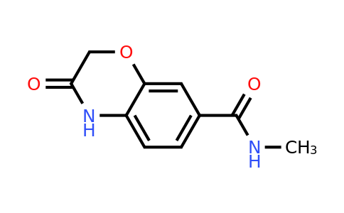 1089642-31-8 | n-Methyl-3-oxo-3,4-dihydro-2h-benzo[b][1,4]oxazine-7-carboxamide