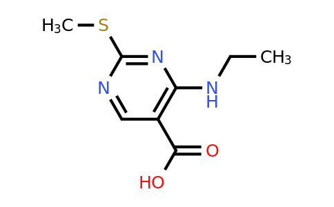 1089724-08-2 | 4-(ethylamino)-2-(methylthio)pyrimidine-5-carboxylic acid