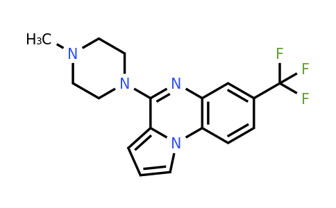 109028-09-3 | 4-(4-Methylpiperazin-1-yl)-7-(trifluoromethyl)pyrrolo[1,2-a]quinoxaline