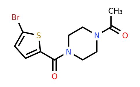 1090500-12-1 | 1-(4-(5-Bromothiophene-2-carbonyl)piperazin-1-yl)ethan-1-one