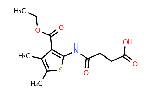 109164-40-1 | 4-((3-(Ethoxycarbonyl)-4,5-dimethylthiophen-2-yl)amino)-4-oxobutanoic acid