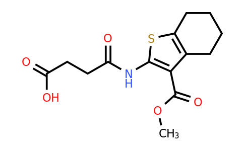 109164-45-6 | 4-((3-(Methoxycarbonyl)-4,5,6,7-tetrahydrobenzo[b]thiophen-2-yl)amino)-4-oxobutanoic acid