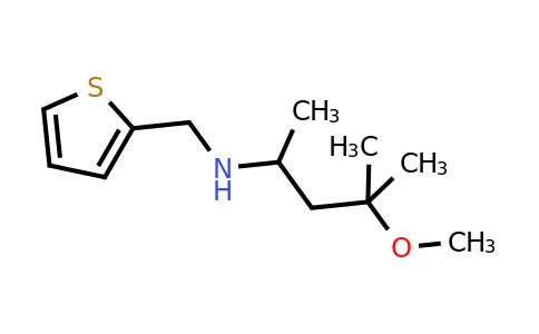 1092291-86-5 | 4-Methoxy-4-methyl-N-(thiophen-2-ylmethyl)pentan-2-amine