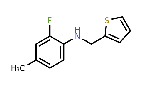 1092296-52-0 | 2-Fluoro-4-methyl-N-(thiophen-2-ylmethyl)aniline
