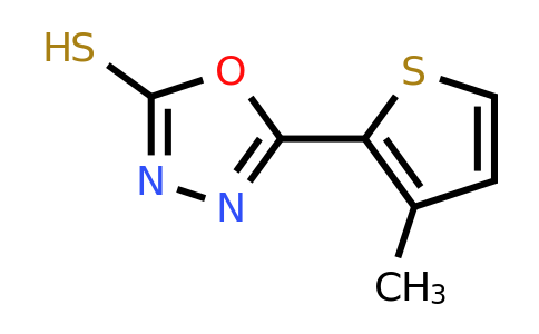 1092308-05-8 | 5-(3-Methylthiophen-2-yl)-1,3,4-oxadiazole-2-thiol