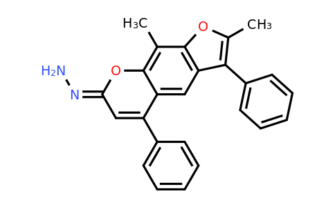 1092333-69-1 | (2,9-Dimethyl-3,5-diphenyl-7H-furo[3,2-g]chromen-7-ylidene)hydrazine