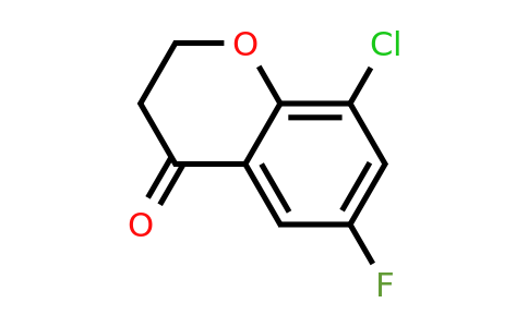 1092349-40-0 | 8-Chloro-6-fluorochroman-4-one