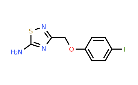 1092352-32-3 | 3-((4-Fluorophenoxy)methyl)-1,2,4-thiadiazol-5-amine