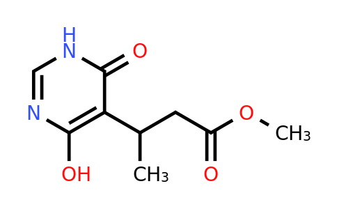 1092460-40-6 | Methyl 3-(4-hydroxy-6-oxo-1,6-dihydropyrimidin-5-yl)butanoate