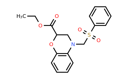 1092460-57-5 | Ethyl4-((phenylsulfonyl)methyl)-3,4-dihydro-2h-benzo[b][1,4]oxazine-2-carboxylate