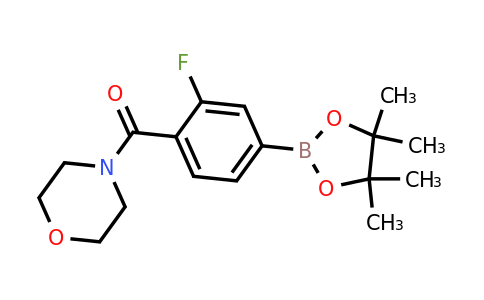 1092563-24-0 | 4-{[2-Fluoro-4-(tetramethyl-1,3,2-dioxaborolan-2-yl)phenyl]carbonyl}morpholine