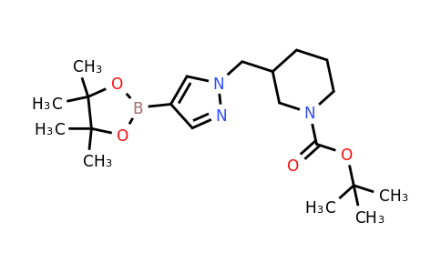 1092563-71-7 | tert-Butyl 3-{[4-(tetramethyl-1,3,2-dioxaborolan-2-yl)-1H-pyrazol-1-yl]methyl}piperidine-1-carboxylate