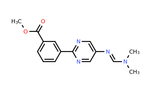 1092568-85-8 | 3-[5-(((Dimethylamino)methylene)amino)pyrimidin-2-yl]benzoic acid methyl ester