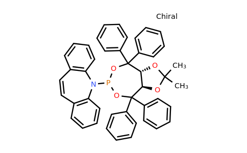 1092695-14-1 | 5-((3aR,8aR)-2,2-Dimethyl-4,4,8,8-tetraphenyltetrahydro-[1,3]dioxolo[4,5-e][1,3,2]dioxaphosphepin-6-yl)-5H-dibenzo[b,f]azepine