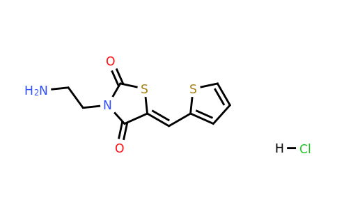 1092775-68-2 | 3-(2-Aminoethyl)-5-(thiophen-2-ylmethylidene)-1,3-thiazolidine-2,4-dione hydrochloride