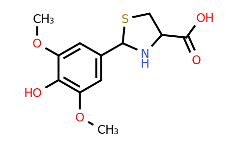 2-(4-Hydroxy-3,5-dimethoxyphenyl)thiazolidine-4-carboxylic acid
