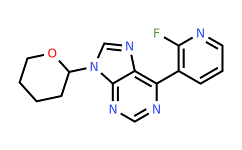 1093101-52-0 | 6-(2-Fluoropyridin-3-yl)-9-(oxan-2-yl)purine