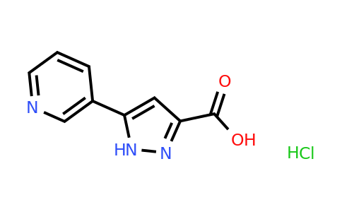 5-(Pyridin-3-yl)-1H-pyrazole-3-carboxylic acid hydrochloride