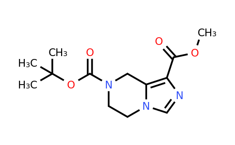 1094091-44-7 | 7-(tert-Butyl) 1-methyl 5,6-dihydroimidazo[1,5-a]pyrazine-1,7(8H)-dicarboxylate
