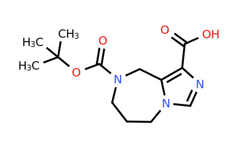 1094092-07-5 | 8-(tert-Butoxycarbonyl)-6,7,8,9-tetrahydro-5H-imidazo[1,5-a][1,4]diazepine-1-carboxylic acid