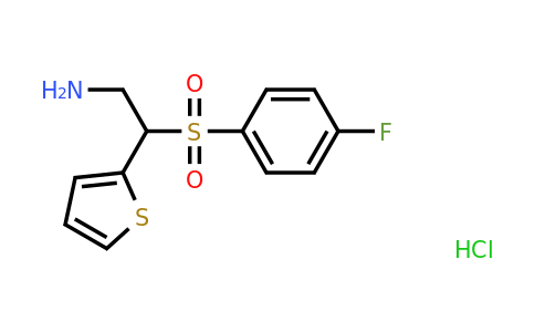 1094398-06-7 | 2-((4-Fluorophenyl)sulfonyl)-2-(thiophen-2-yl)ethan-1-amine hydrochloride