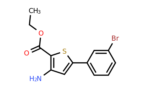 1094398-56-7 | Ethyl 3-amino-5-(3-bromophenyl)thiophene-2-carboxylate