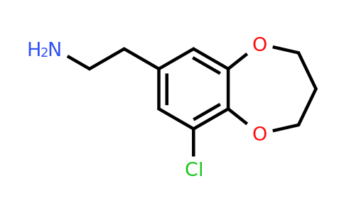 1094419-58-5 | 2-(9-Chloro-3,4-dihydro-2h-benzo[b][1,4]dioxepin-7-yl)ethan-1-amine