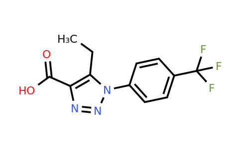 1094440-61-5 | 5-Ethyl-1-(4-(trifluoromethyl)phenyl)-1H-1,2,3-triazole-4-carboxylic acid