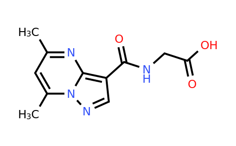 2-({5,7-dimethylpyrazolo[1,5-a]pyrimidin-3-yl}formamido)acetic acid