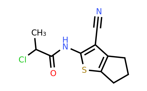 1094533-46-6 | 2-Chloro-n-{3-cyano-4h,5h,6h-cyclopenta[b]thiophen-2-yl}propanamide