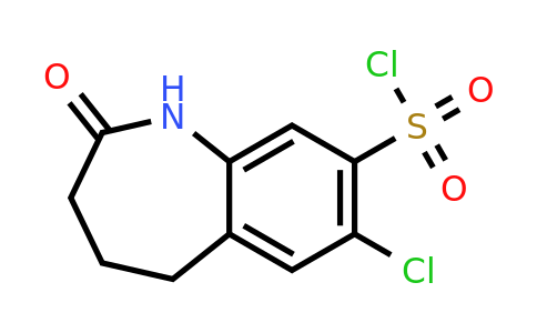 1094543-97-1 | 7-Chloro-2-oxo-2,3,4,5-tetrahydro-1h-1-benzazepine-8-sulfonyl chloride