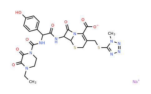 1094606-34-4 | Sodium 7-(2-(4-ethyl-2,3-dioxopiperazine-1-carboxamido)-2-(4-hydroxyphenyl)acetamido)-3-(((1-methyl-1H-tetrazol-5-yl)thio)methyl)-8-oxo-5-thia-1-azabicyclo[4.2.0]oct-2-ene-2-carboxylate