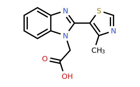 1094744-10-1 | 2-[2-(4-methyl-1,3-thiazol-5-yl)-1h-1,3-benzodiazol-1-yl]acetic acid
