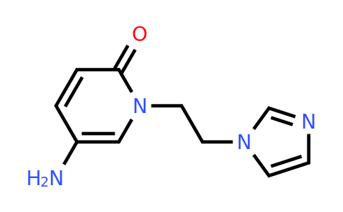 1-(2-(1h-Imidazol-1-yl)ethyl)-5-aminopyridin-2(1h)-one