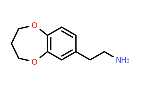 109506-57-2 | 2-(3,4-Dihydro-2h-1,5-benzodioxepin-7-yl)ethan-1-amine