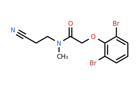 1095074-36-4 | n-(2-Cyanoethyl)-2-(2,6-dibromophenoxy)-N-methylacetamide