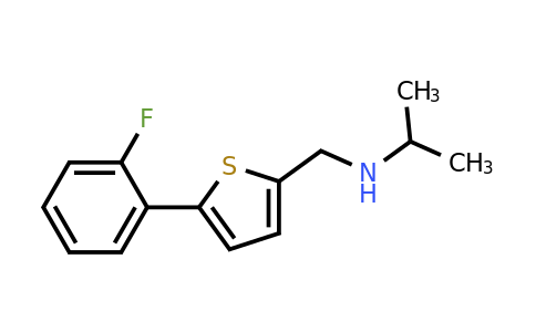 1095117-78-4 | {[5-(2-fluorophenyl)thiophen-2-yl]methyl}(propan-2-yl)amine