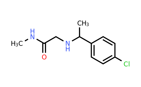 1095519-82-6 | 2-((1-(4-Chlorophenyl)ethyl)amino)-N-methylacetamide