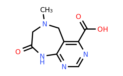1095822-63-1 | 6-Methyl-8-oxo-5H,6H,7H,8H,9H-pyrimido[4,5-e][1,4]diazepine-4-carboxylic acid