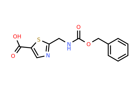 1095823-37-2 | 2-((((Benzyloxy)carbonyl)amino)methyl)thiazole-5-carboxylic acid