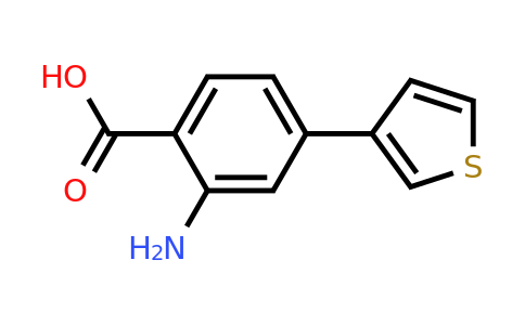 1096770-86-3 | 2-Amino-4-(thiophen-3-yl)benzoic acid
