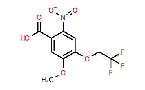 5-Methoxy-2-nitro-4-(2,2,2-trifluoroethoxy)benzoic acid