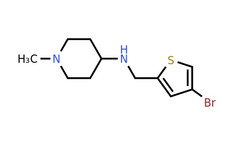 1096850-13-3 | n-((4-Bromothiophen-2-yl)methyl)-1-methylpiperidin-4-amine