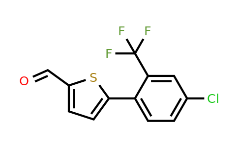 1096934-92-7 | 5-[4-chloro-2-(trifluoromethyl)phenyl]thiophene-2-carbaldehyde