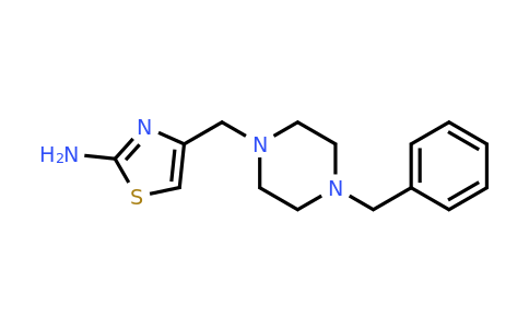4-[(4-benzylpiperazin-1-yl)methyl]-1,3-thiazol-2-amine