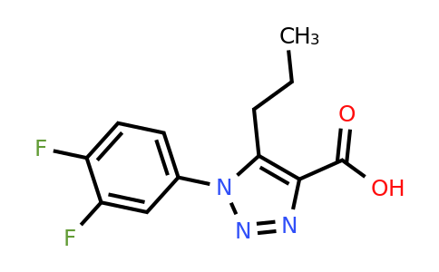 1097117-88-8 | 1-(3,4-Difluorophenyl)-5-propyl-1H-1,2,3-triazole-4-carboxylic acid