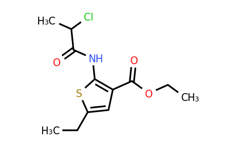 1097782-77-8 | Ethyl 2-(2-chloropropanamido)-5-ethylthiophene-3-carboxylate