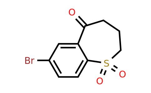 1098359-85-3 | 7-Bromo-2,3,4,5-tetrahydro-1lambda6-benzothiepine-1,1,5-trione