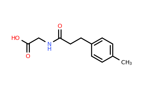 2-[3-(4-methylphenyl)propanamido]acetic acid