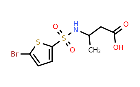 1098372-09-8 | 3-(5-Bromothiophene-2-sulfonamido)butanoic acid